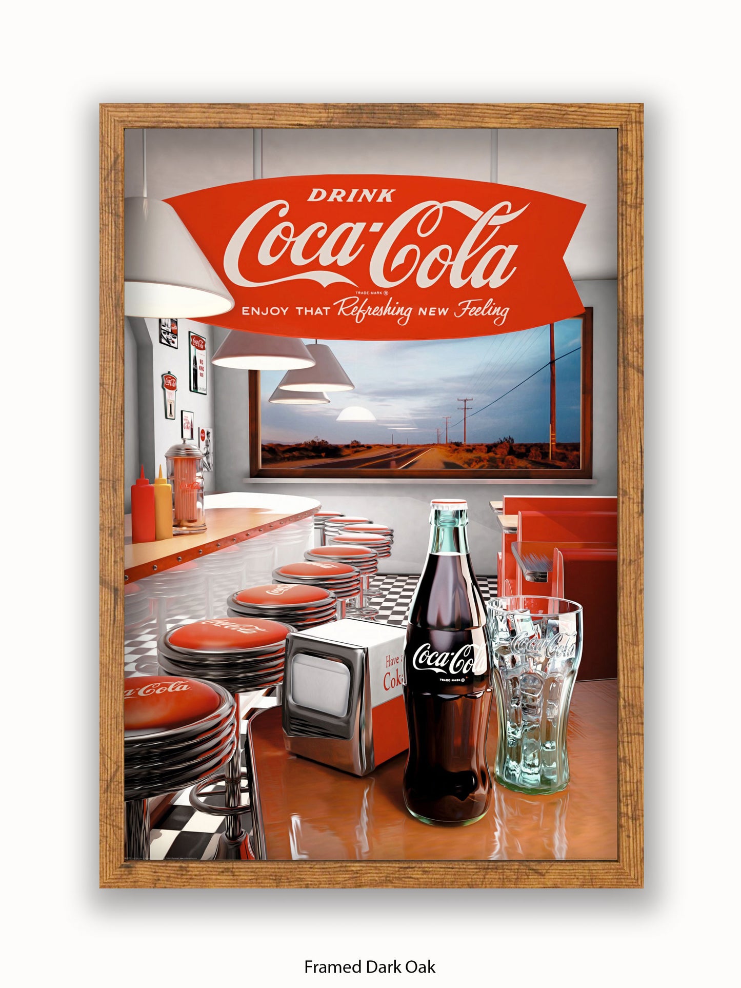 Coca Cola Diner Poster
