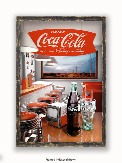Coca Cola Diner Poster
