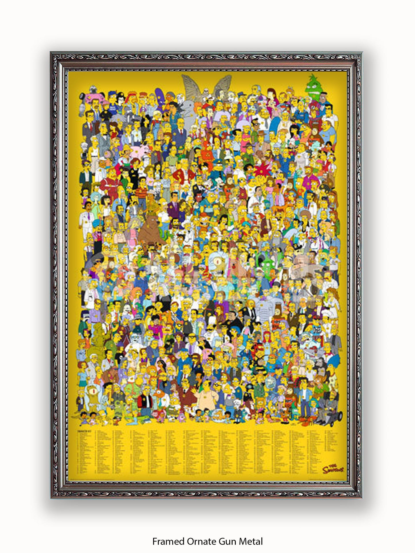 Simpsons  All  Characters Poster