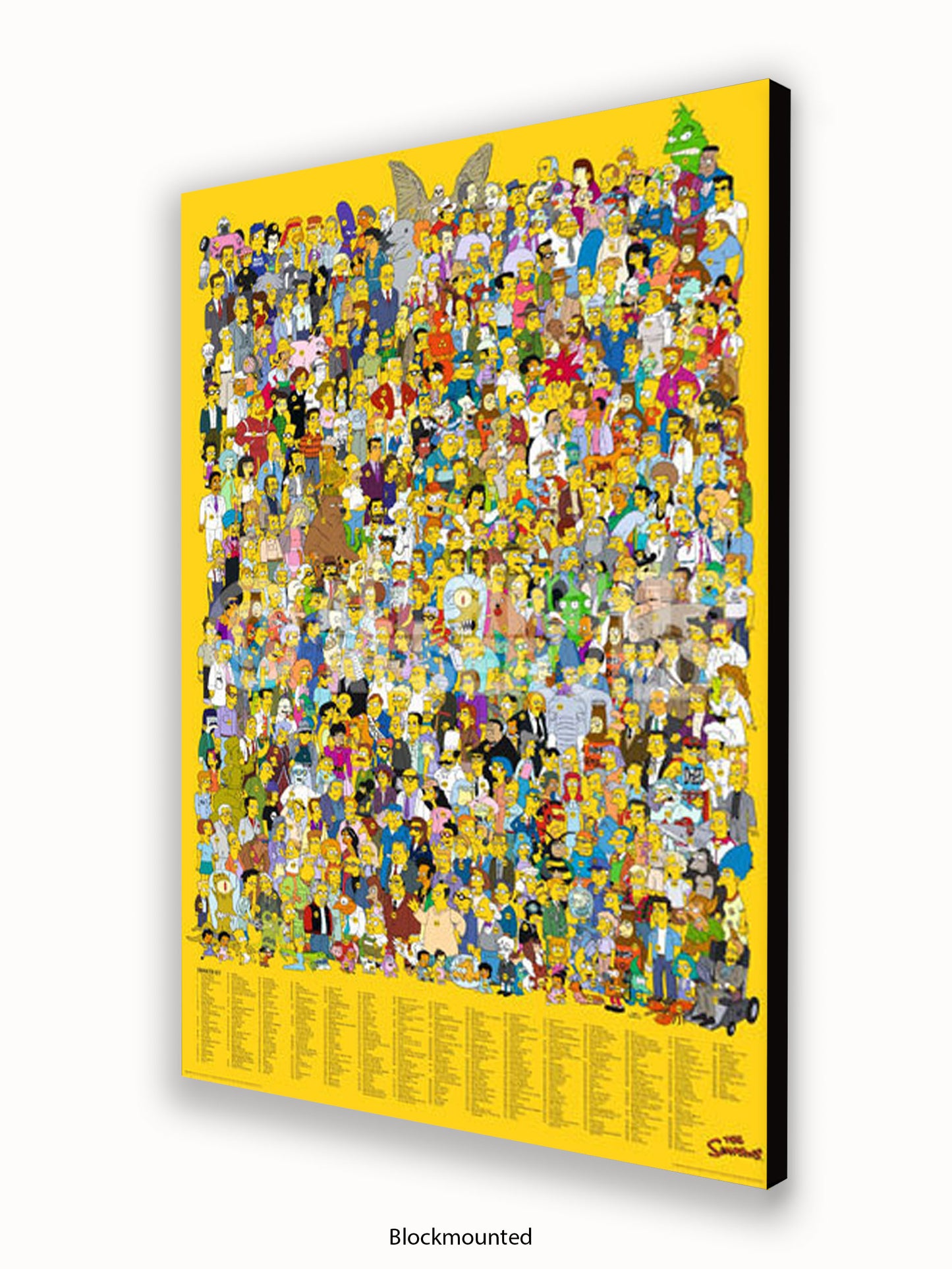 Simpsons  All  Characters Poster