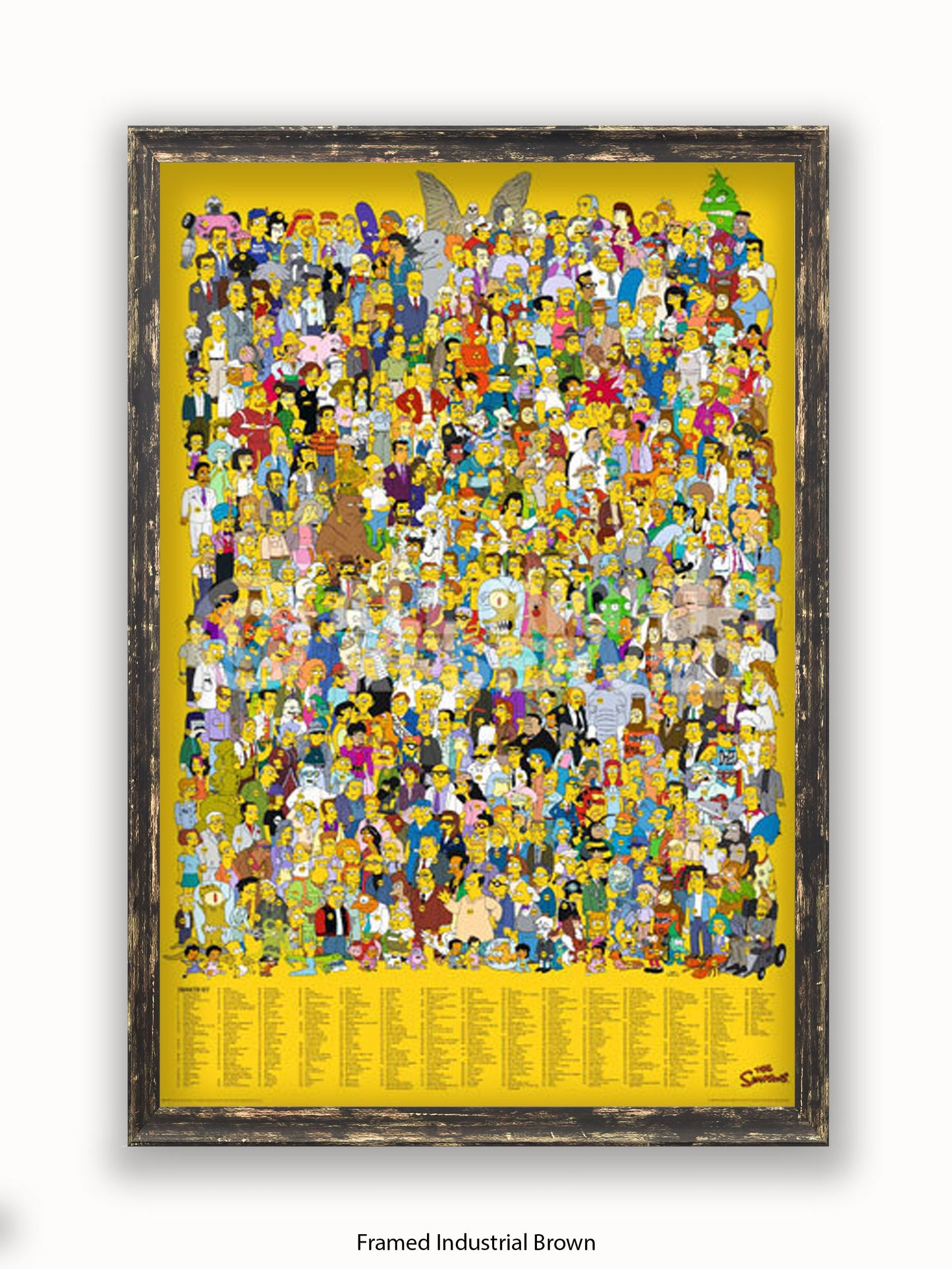 Simpsons  All  Characters Poster