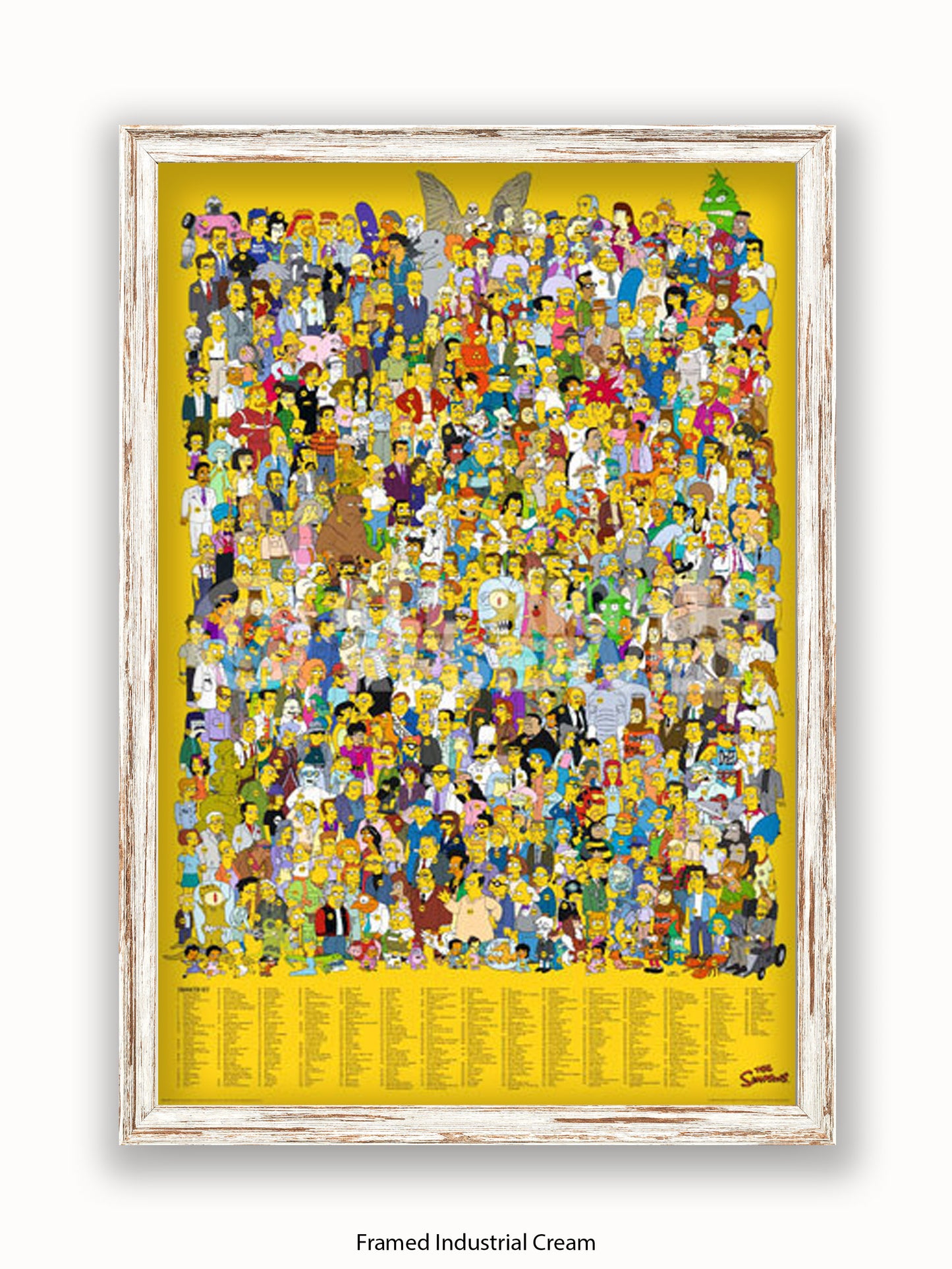 Simpsons  All  Characters Poster