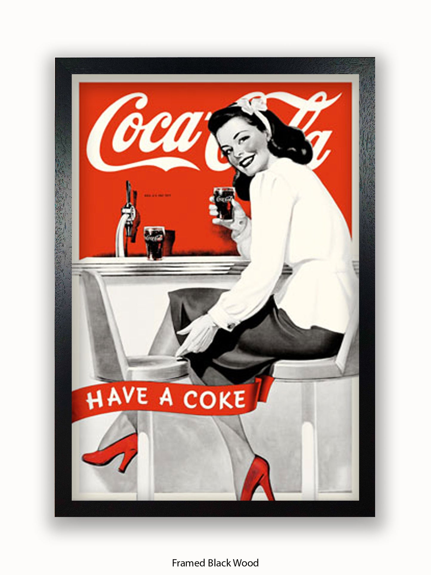 Coca Cola Girl Have A Coke Poster