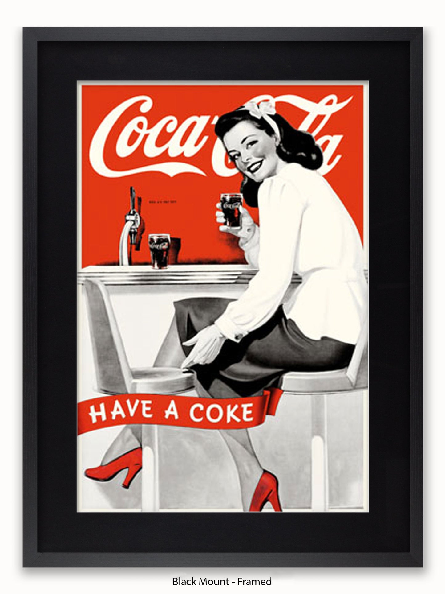 Coca Cola Girl Have A Coke Poster