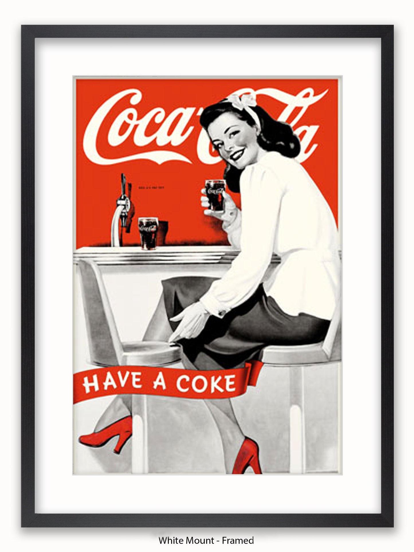 Coca Cola Girl Have A Coke Poster