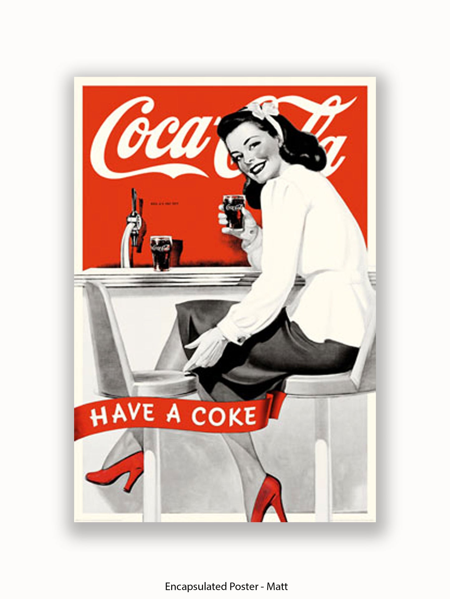 Coca Cola Girl Have A Coke Poster