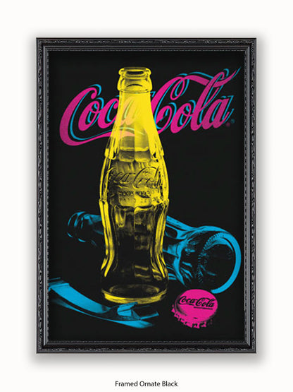 Coca Cola Black Light Poster