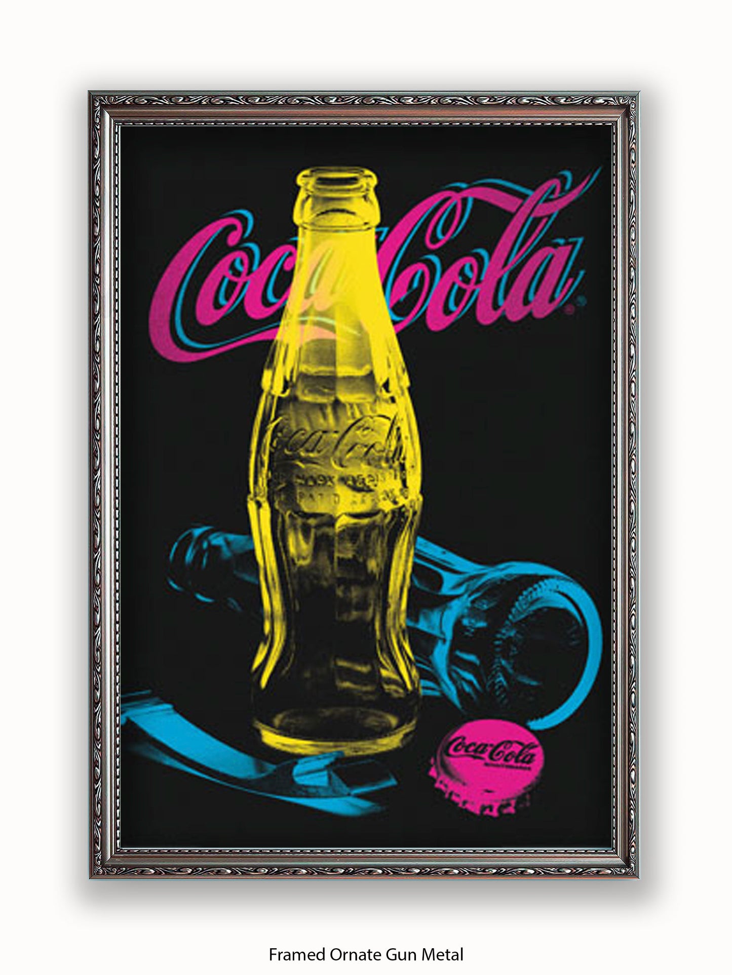 Coca Cola Black Light Poster