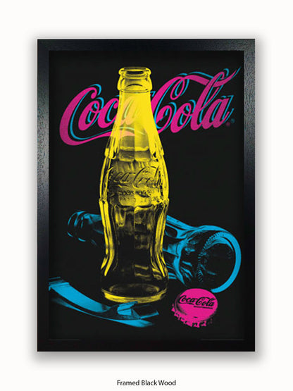 Coca Cola Black Light Poster