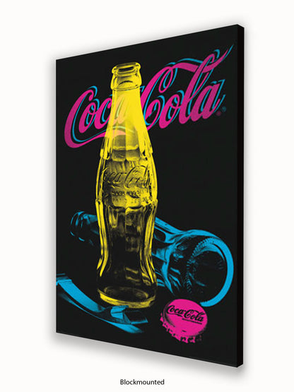 Coca Cola Black Light Poster