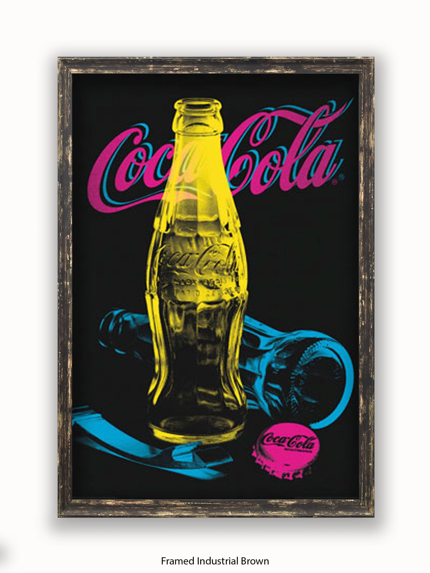 Coca Cola Black Light Poster