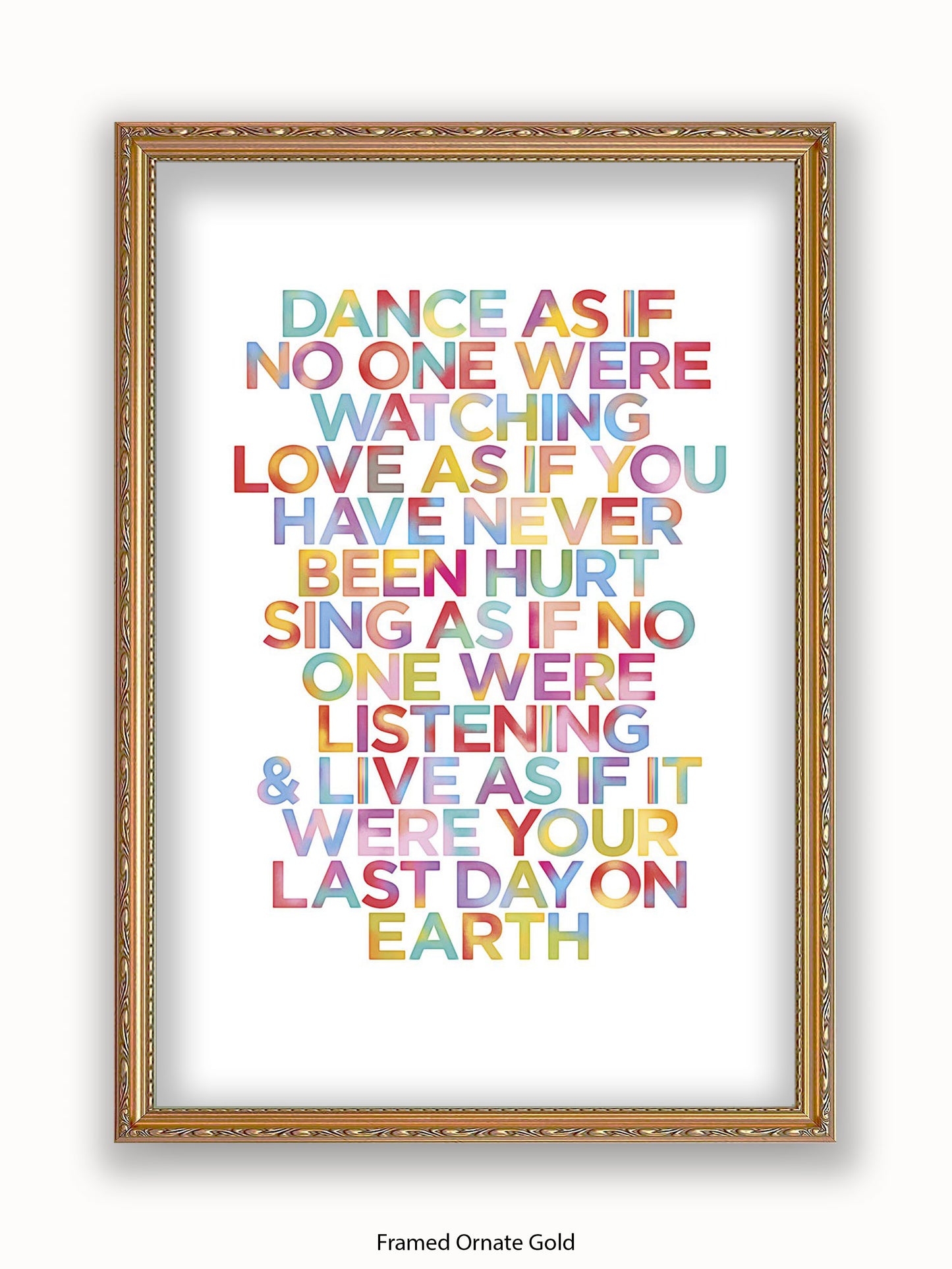 Dance  As  if  it  your  last  day  on  earth Poster