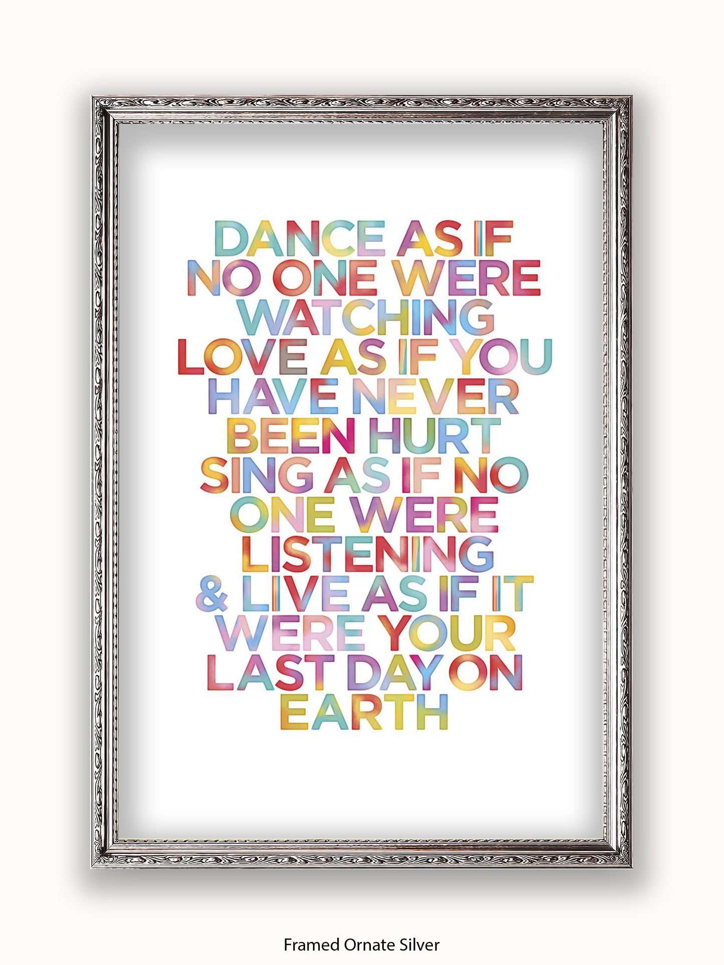 Dance  As  if  it  your  last  day  on  earth Poster