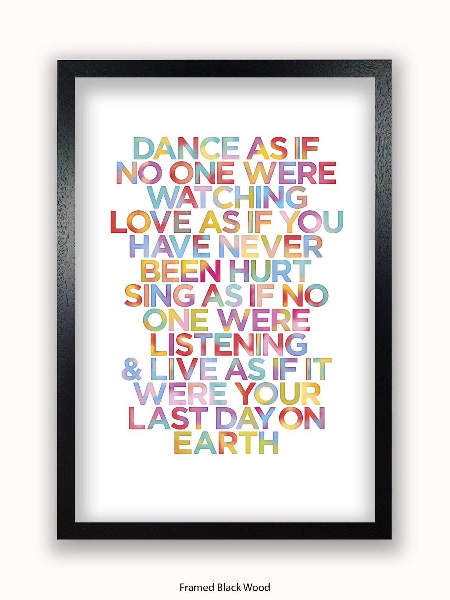Dance  As  if  it  your  last  day  on  earth Poster