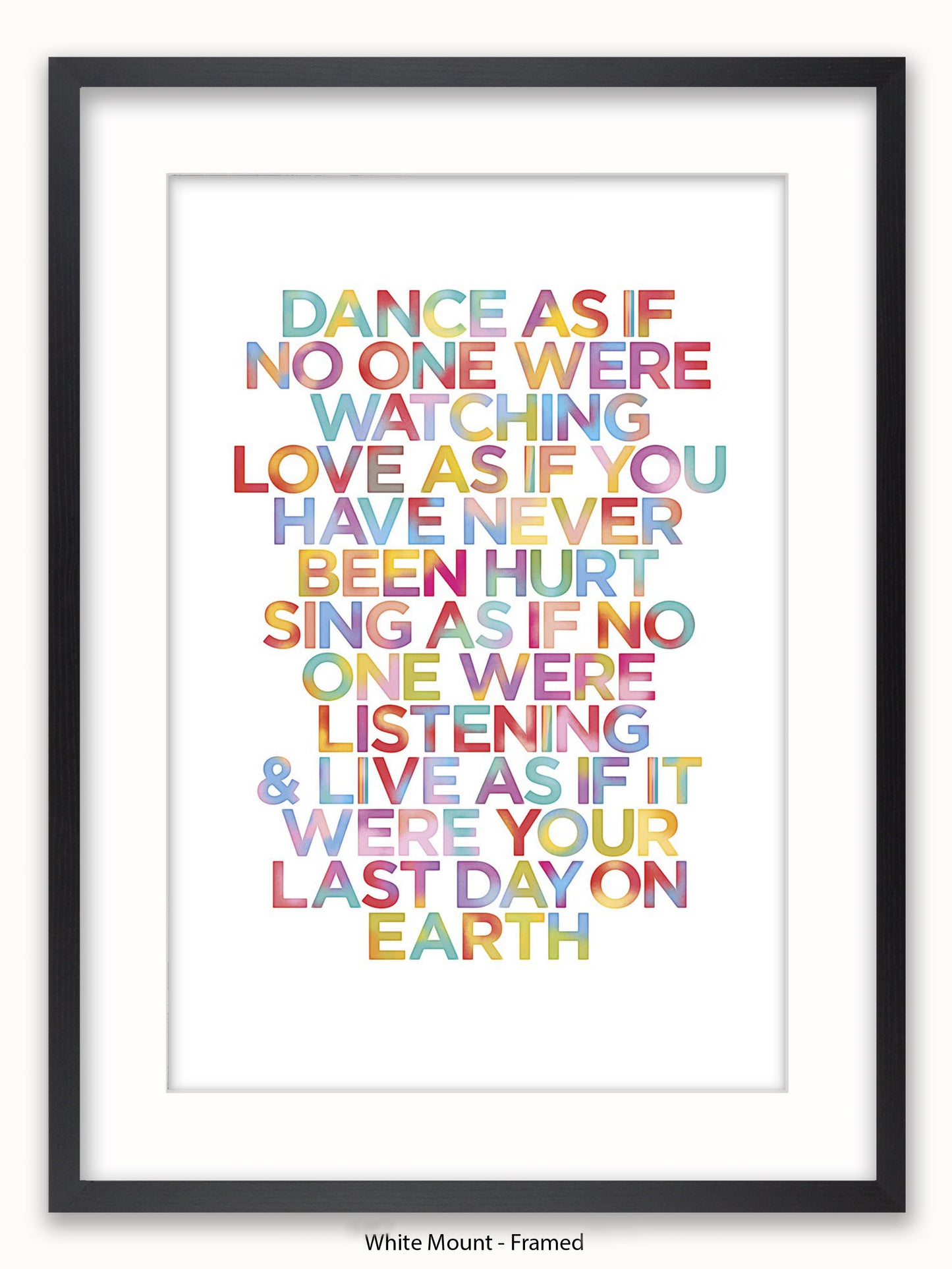 Dance  As  if  it  your  last  day  on  earth Poster