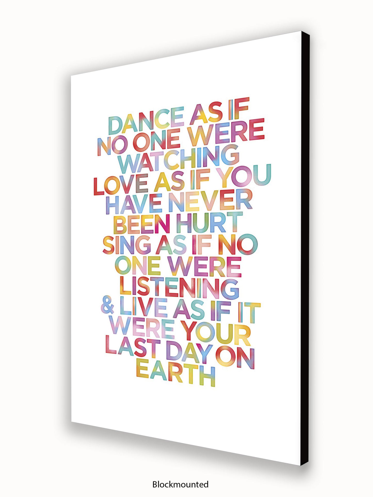 Dance  As  if  it  your  last  day  on  earth Poster