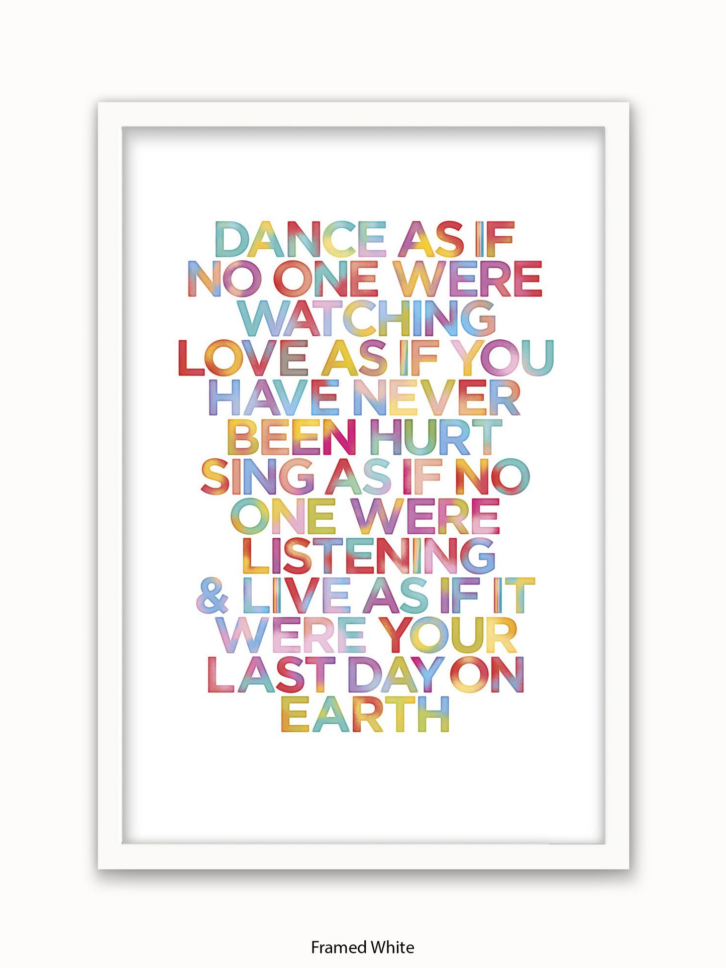 Dance  As  if  it  your  last  day  on  earth Poster