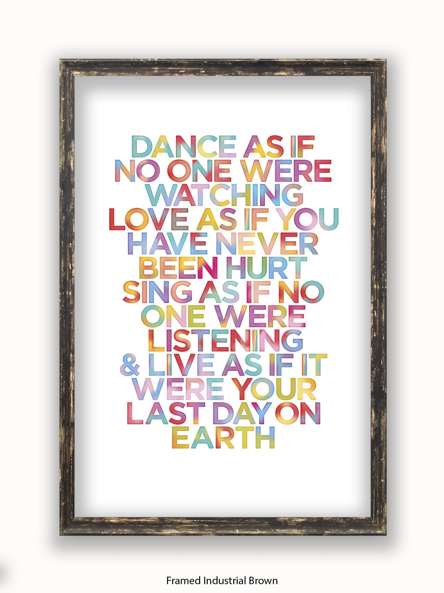 Dance  As  if  it  your  last  day  on  earth Poster