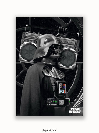 Star Wars Darth Vader Boombox Poster