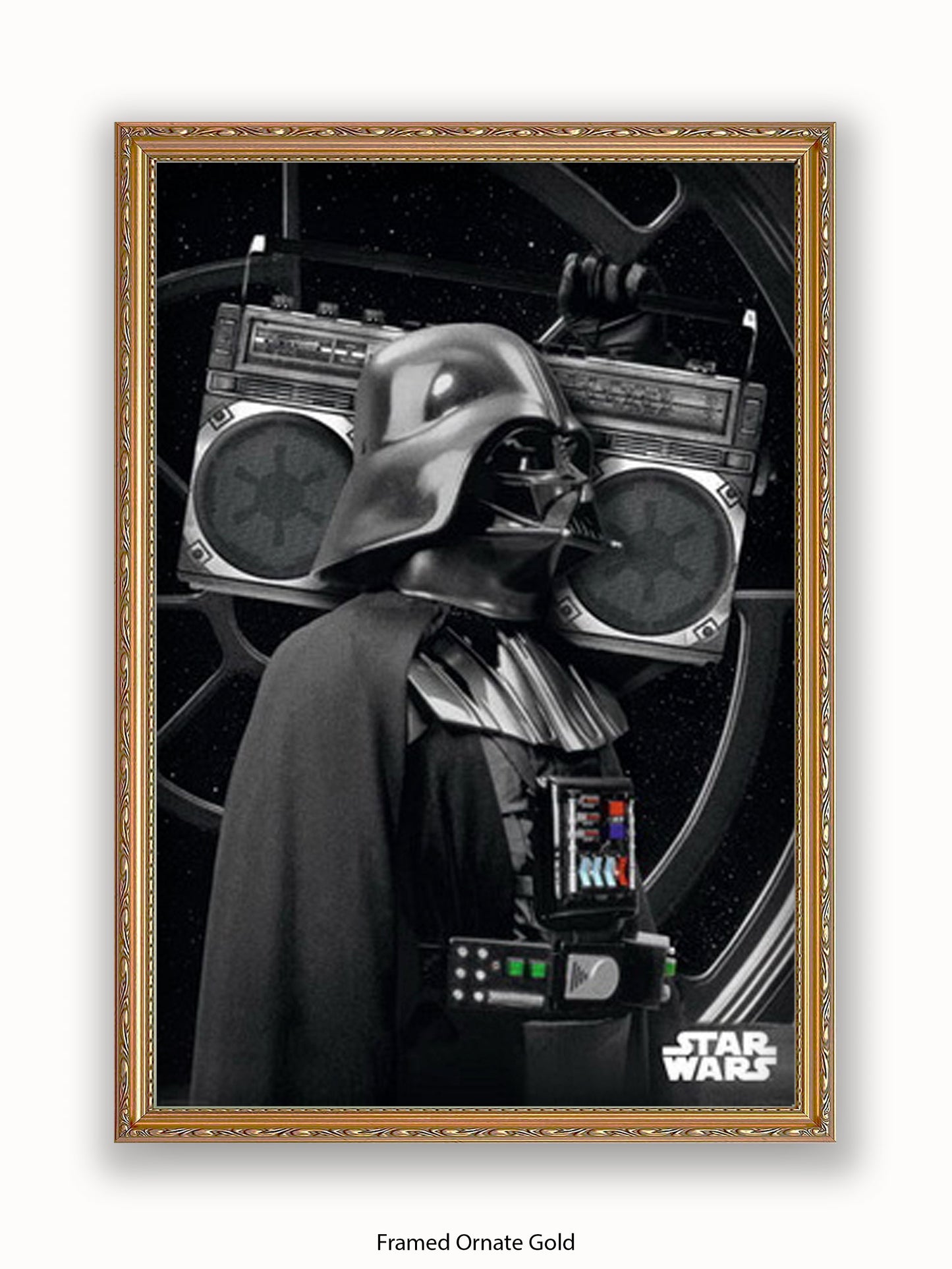 Star Wars Darth Vader Boombox Poster