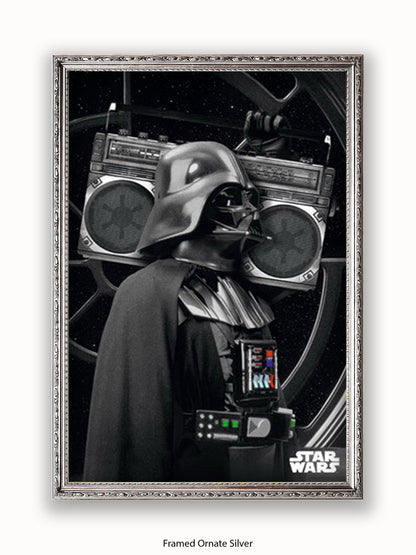 Star Wars Darth Vader Boombox Poster