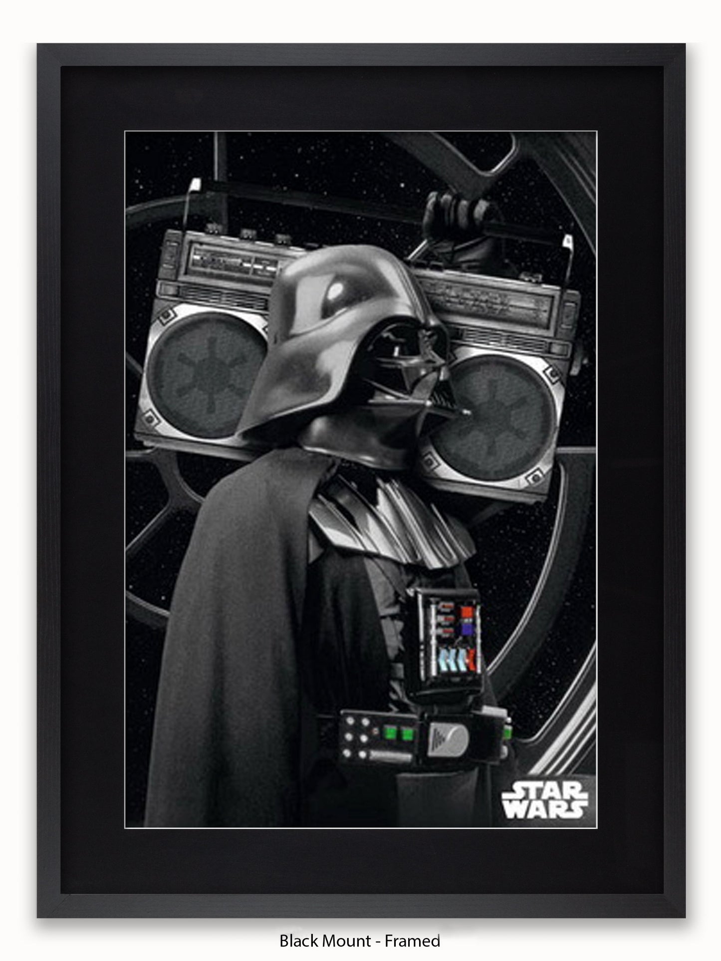 Star Wars Darth Vader Boombox Poster