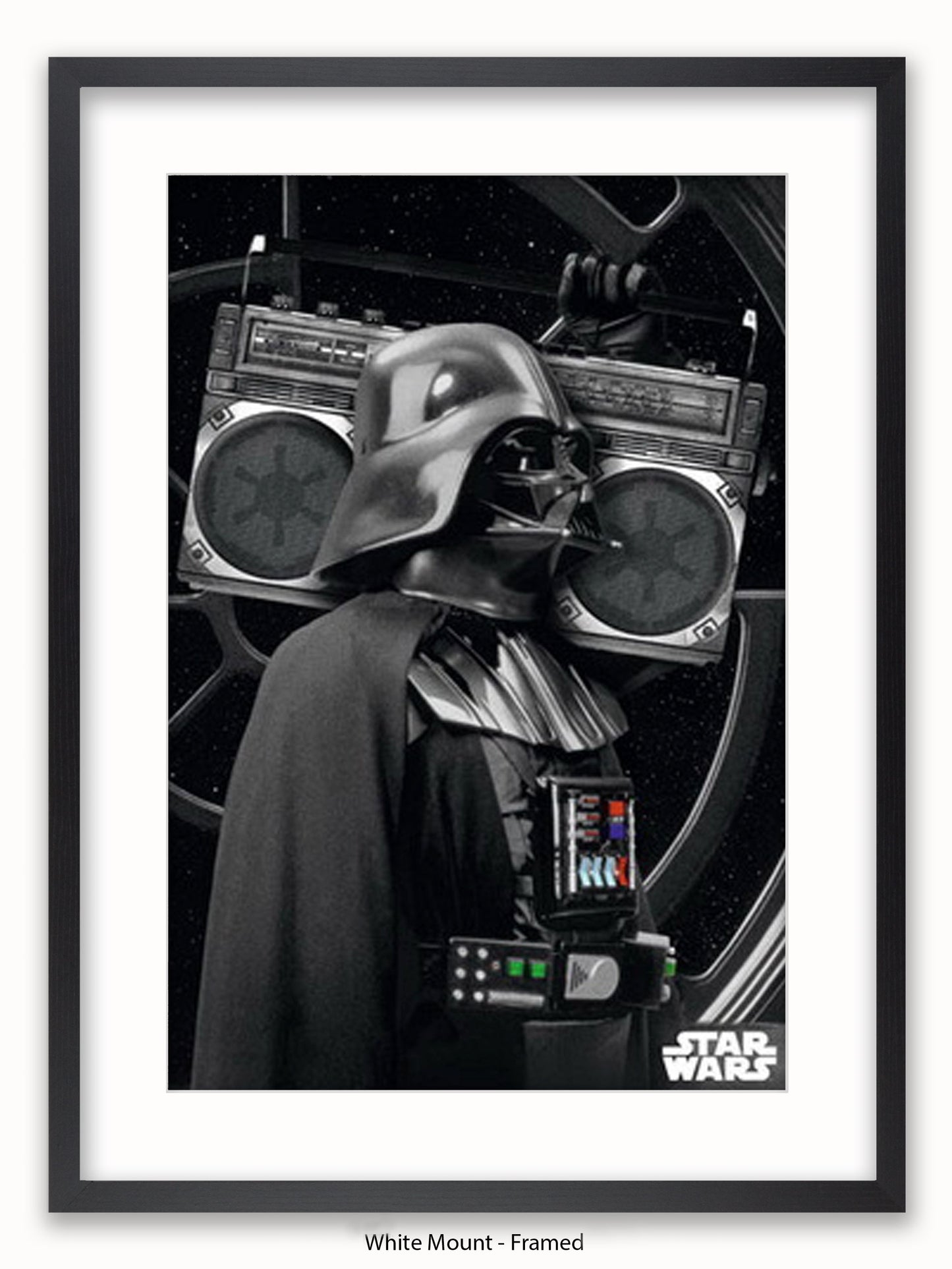 Star Wars Darth Vader Boombox Poster