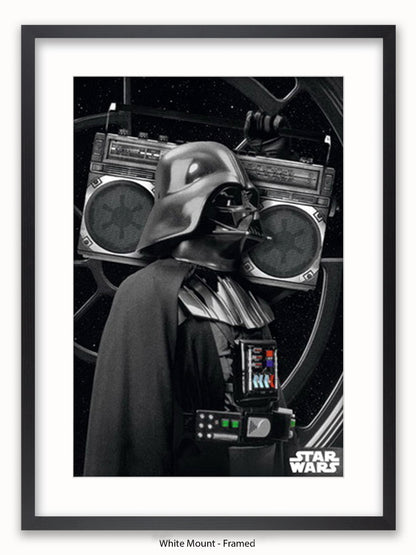 Star Wars Darth Vader Boombox Poster