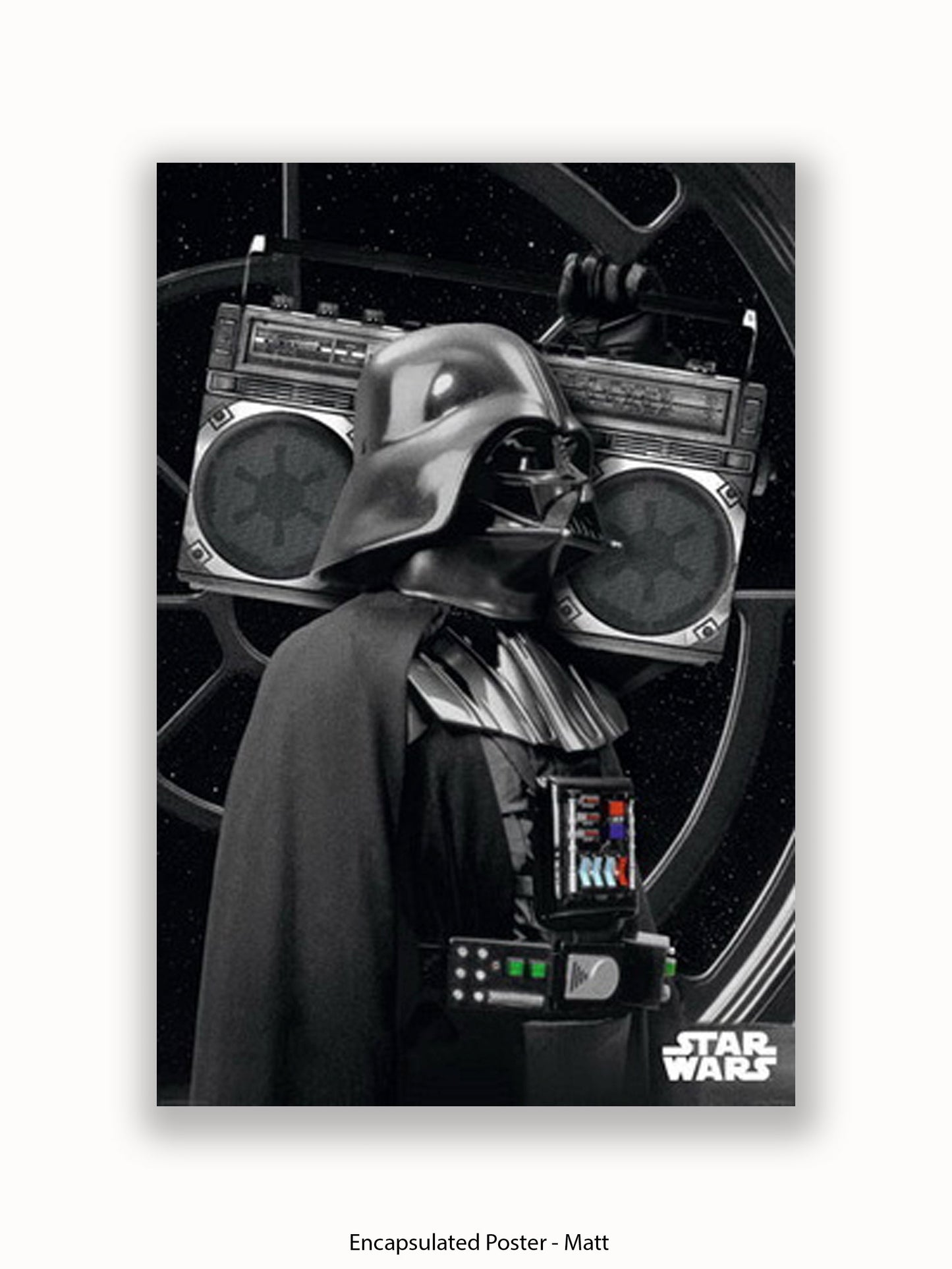 Star Wars Darth Vader Boombox Poster