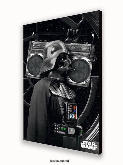Star Wars Darth Vader Boombox Poster
