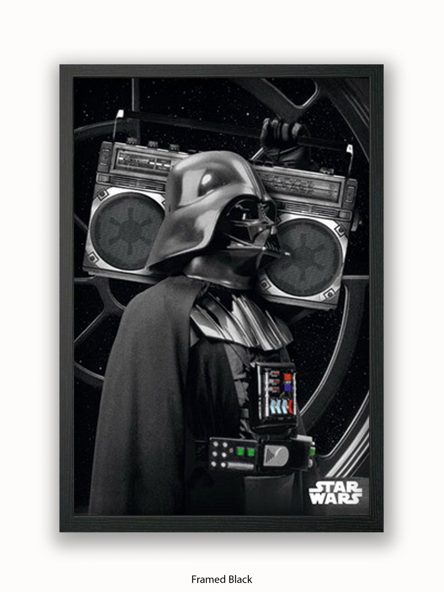 Star Wars Darth Vader Boombox Poster