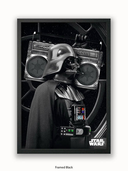 Star Wars Darth Vader Boombox Poster