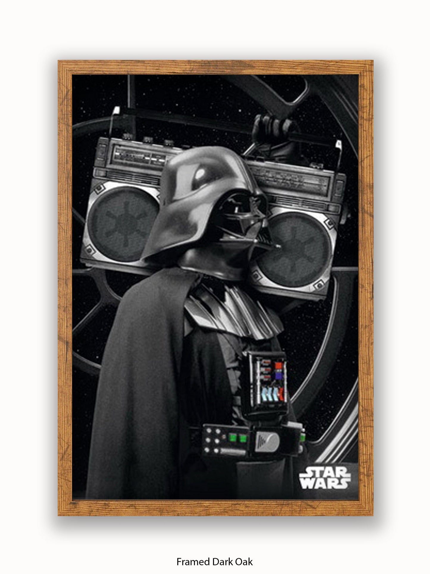 Star Wars Darth Vader Boombox Poster