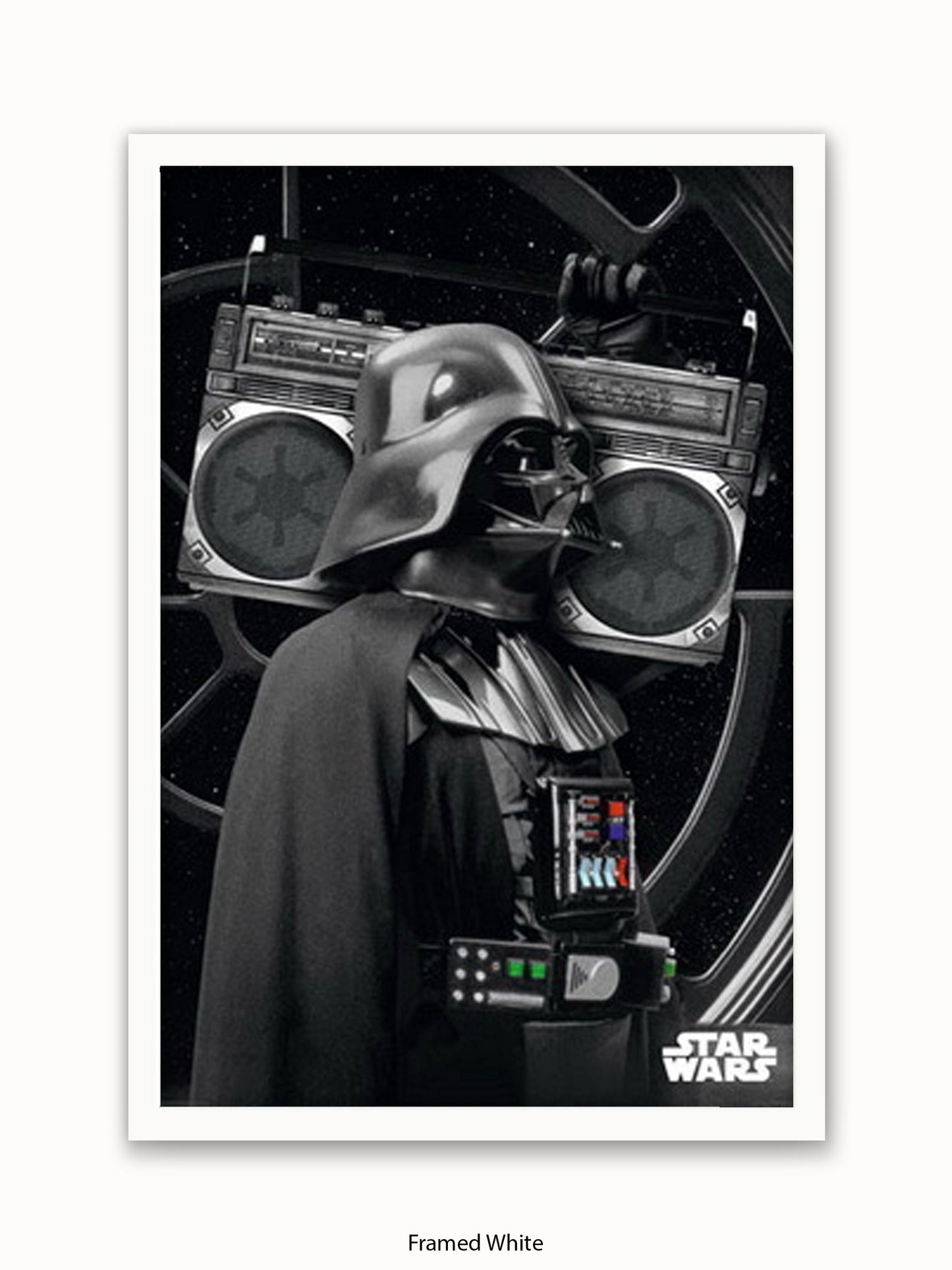 Star Wars Darth Vader Boombox Poster