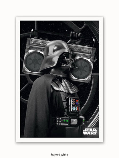 Star Wars Darth Vader Boombox Poster