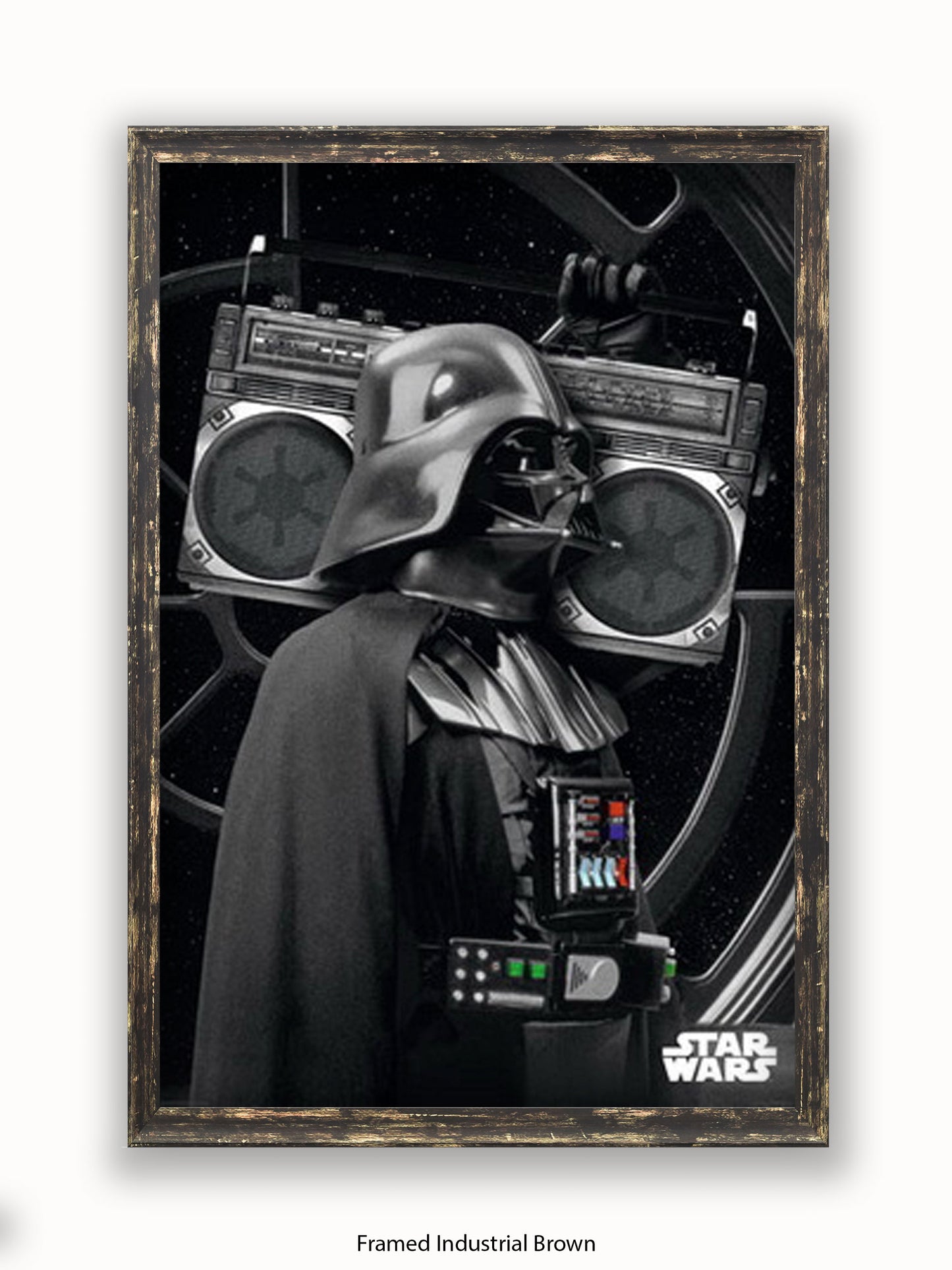 Star Wars Darth Vader Boombox Poster