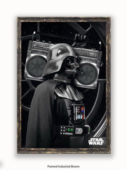 Star Wars Darth Vader Boombox Poster