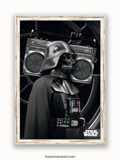Star Wars Darth Vader Boombox Poster