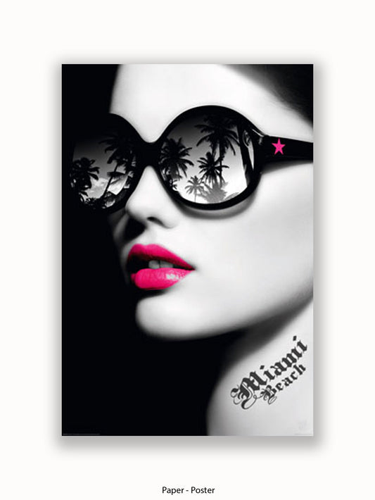 Miami Beach Girl Poster