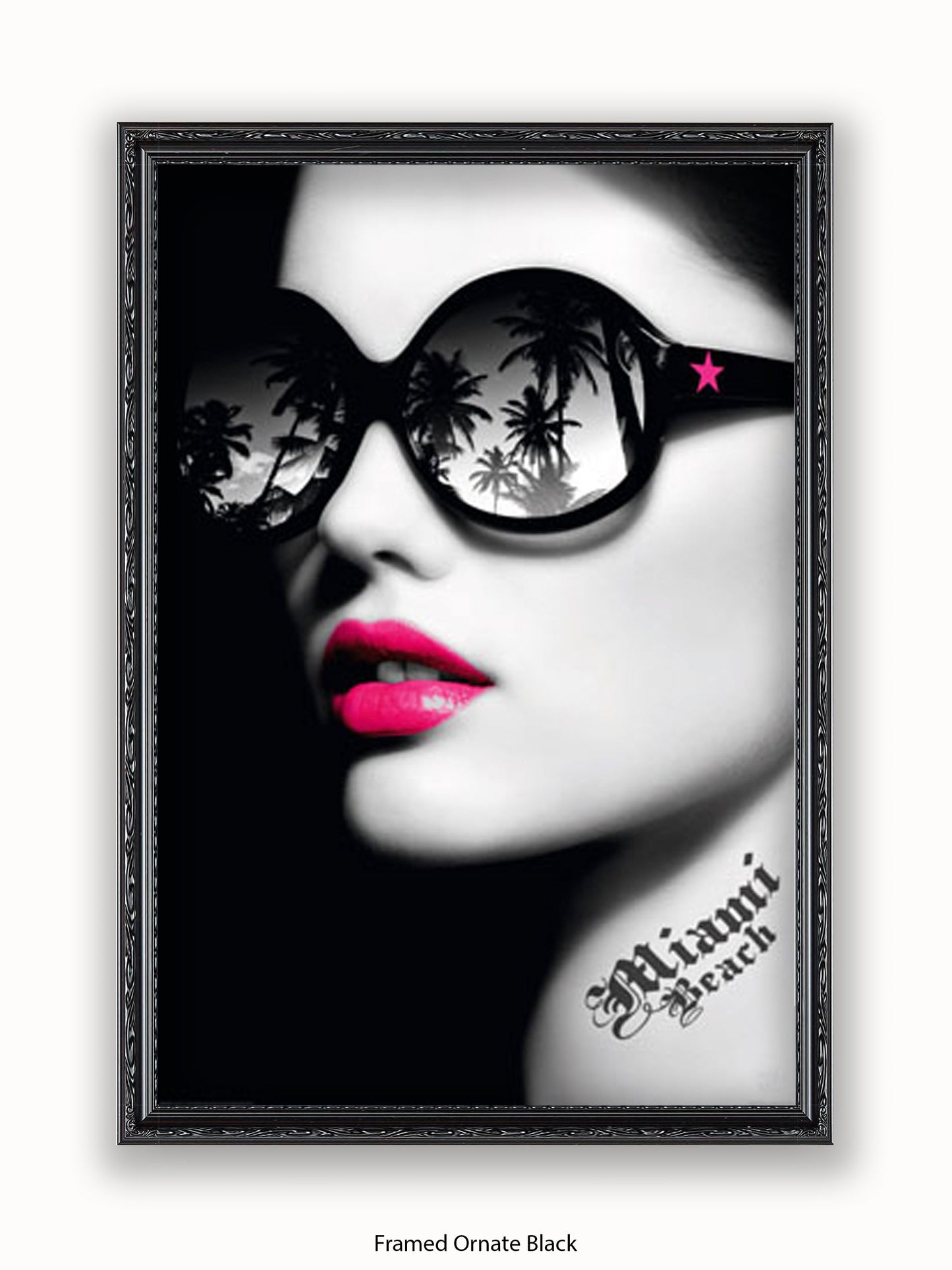 Miami Beach Girl Poster