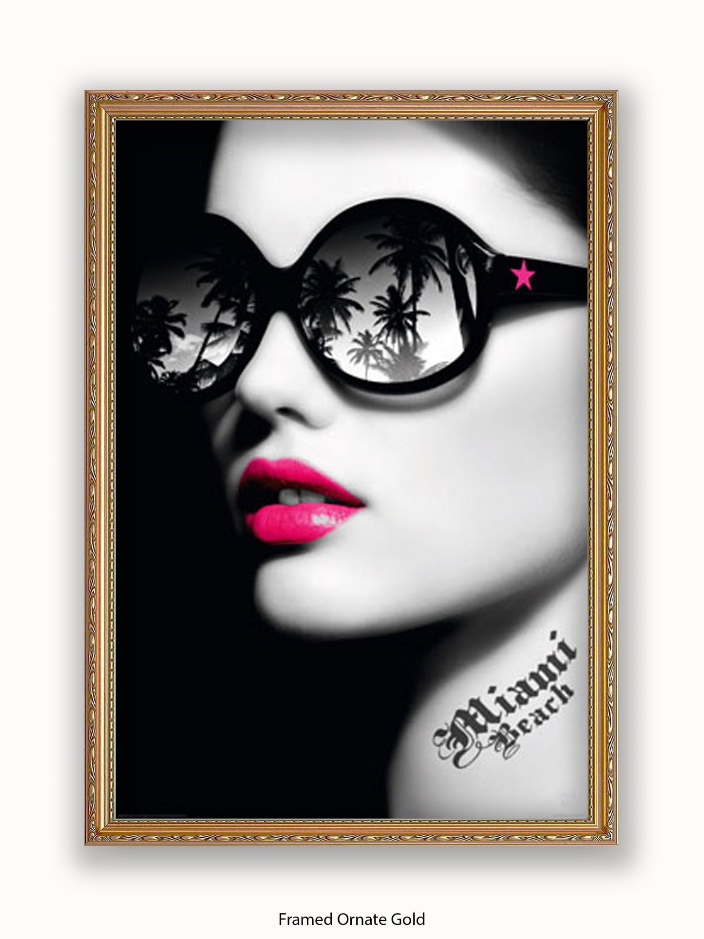 Miami Beach Girl Poster