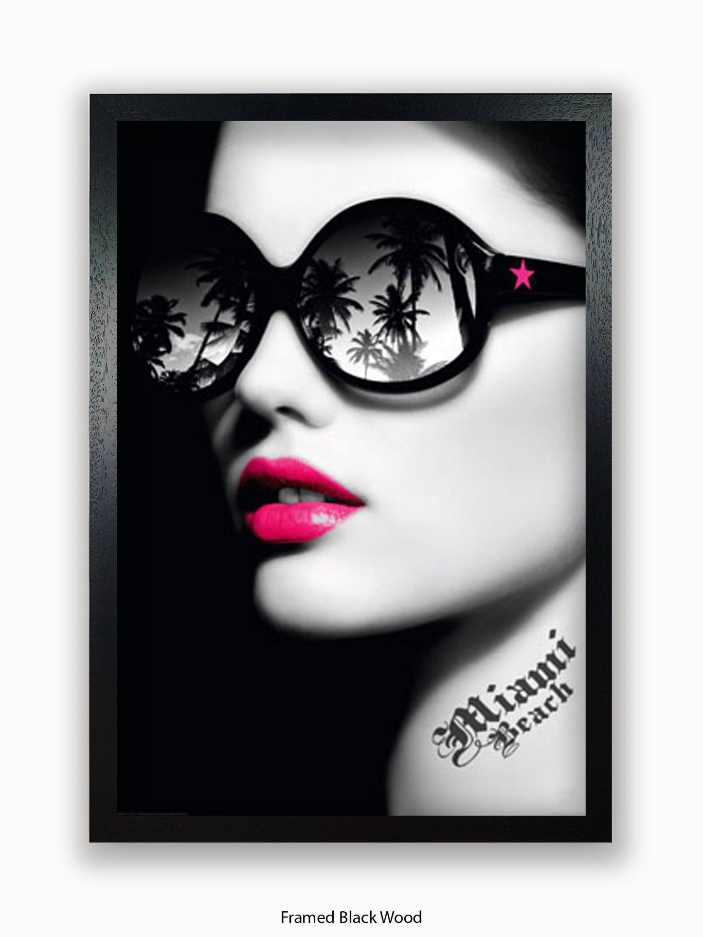 Miami Beach Girl Poster
