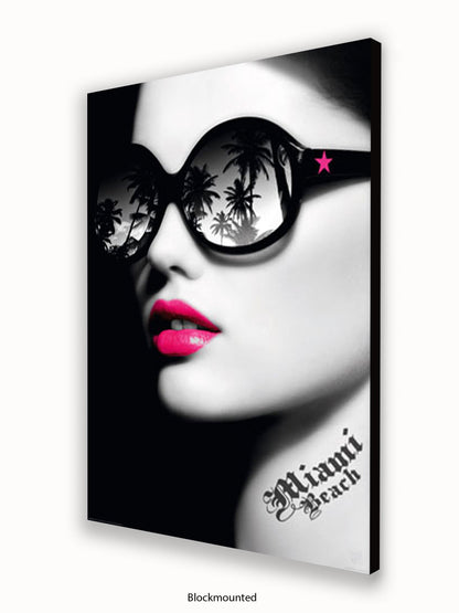 Miami Beach Girl Poster