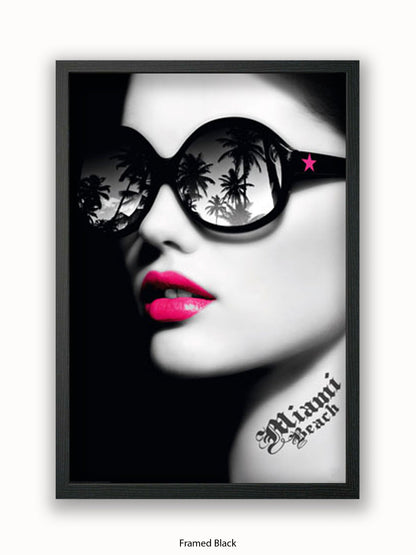 Miami Beach Girl Poster