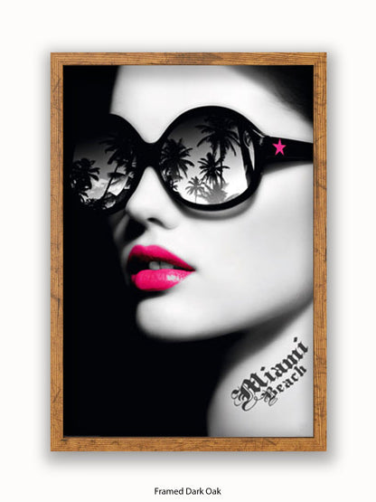 Miami Beach Girl Poster