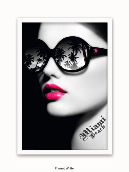 Miami Beach Girl Poster