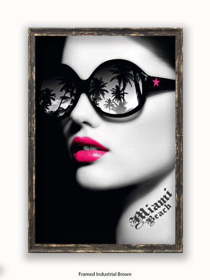 Miami Beach Girl Poster
