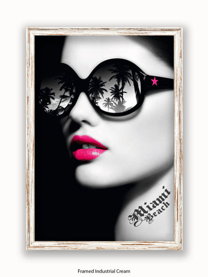 Miami Beach Girl Poster
