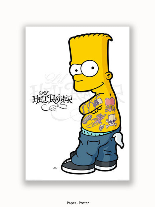Simpsons  Bart  Hellraiser Poster