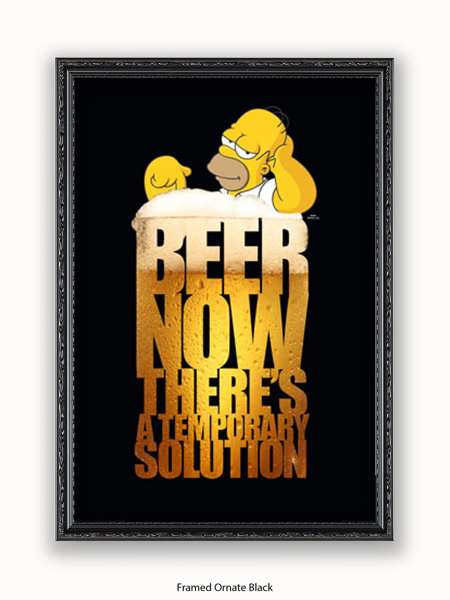 Simpsons  Homer  Beer  Solution Poster